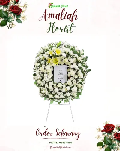 Krans Bunga Duka Cita di Lobener Lor